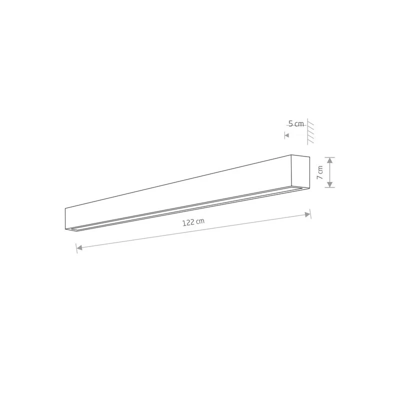 B-Ware Nowodvorski Lighting Wandleuchte Straight G13 Wandlampe Lampe SIEHE TEXT/FOTO