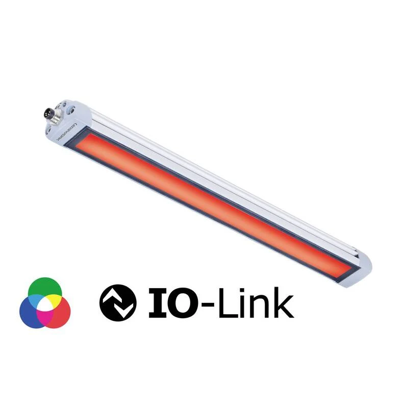 B-Ware LED2WORK Maschinenleuchte Lichtleiste LED Arbeitsleuchte RGBW 870mm IO-Link