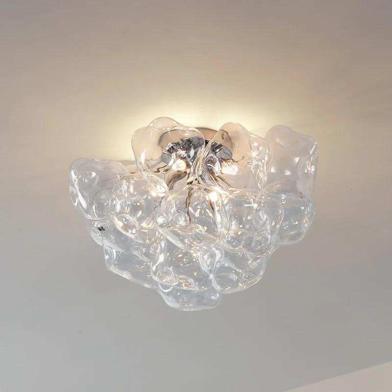 B-Ware Lucande Deckenleuchte Lampe Diborah klar Glas Ø 49 cm G9 SIEHE TEXT/FOTO