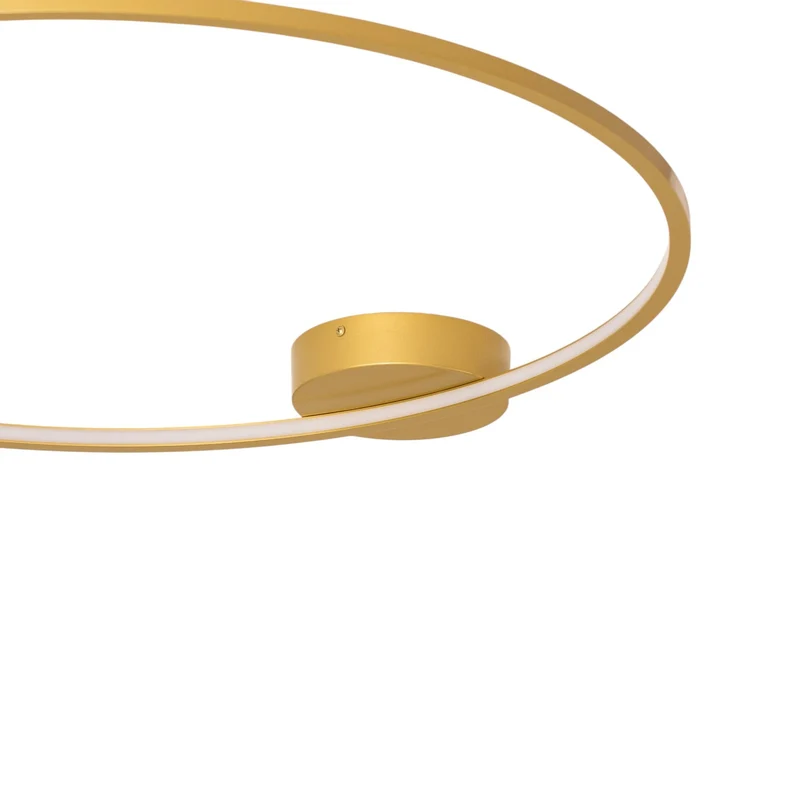 B-Ware LED Deckenleuchte Lampe Saturno Milagro gold Ringform universalweiß Wohnzimmer F