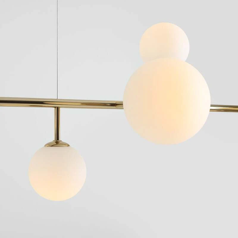 B-Ware ALDEX Hängeleuchte Pendelleuchte Dione Glas gold weiß satiniert SIEHE TEXT/FOTO