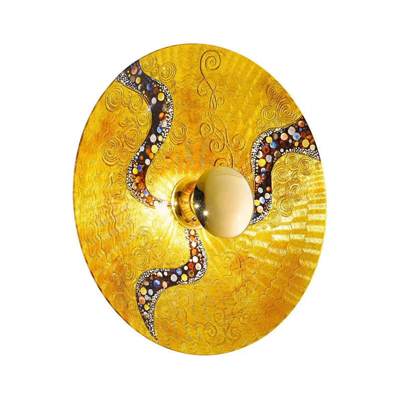C-Ware KOLARZ Luna Kiss Gold Wandleuchte 24 kt Ø 62 cm Wandlampe Lampe SIEHE TEXT/FOTO