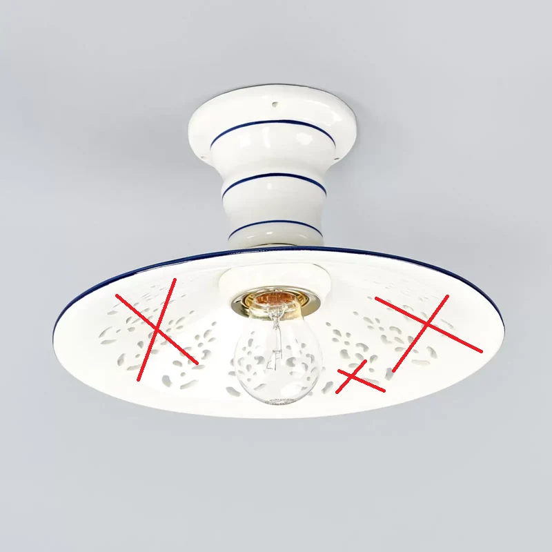 D-Ware Ceramiche Charmante Deckenleuchte AMENO Lampe Leuchte 40W E27 SIEHE TEXT/FOTO
