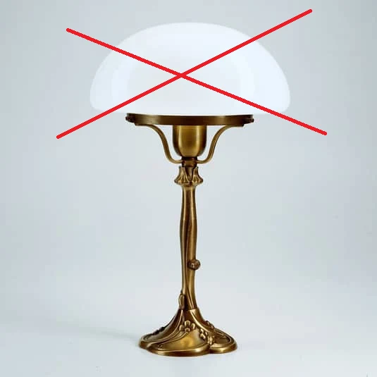 B-Ware Berliner Messinglampen Tischleuchte Katharina Tischlampe Lampe SIEHE TEXT/FOTO