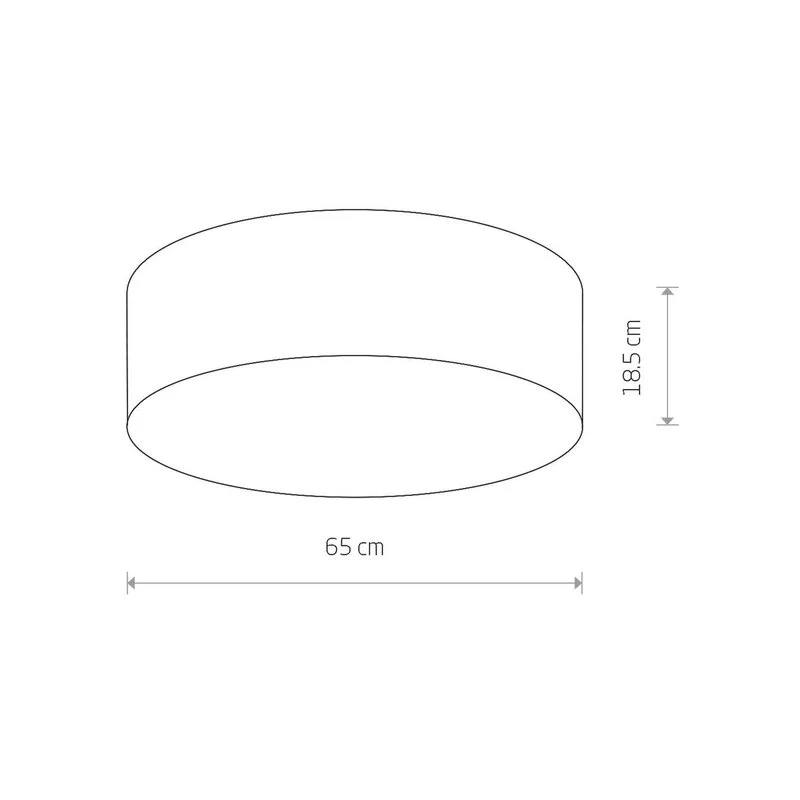 B-Ware Nowodvorski Lighting Deckenleuchte Lampe Cameron grau Ø 65 cm