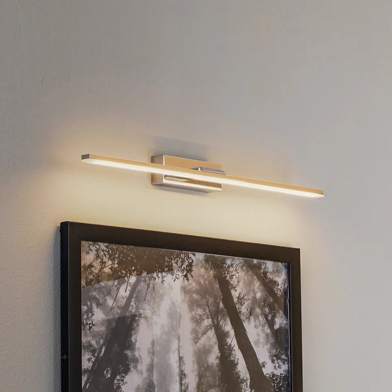 B-Ware MCJ Miroir LED Wandleuchte Spiegelleuchte Badezimmerleuchte chrom 60 cm 3000K
