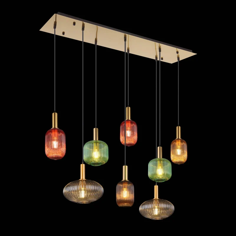 B-Ware Globo Lighting Normy Hängeleuchte Pendel Metall messingfarben SIEHE TEXT/FOTO