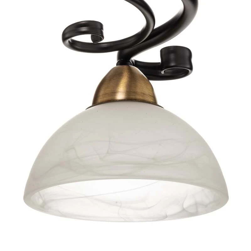 B-Ware Euluna Deckenlampe Flora Hängeleuchte Lampe 2 Glasschirme SIEHE TEXT/FOTO