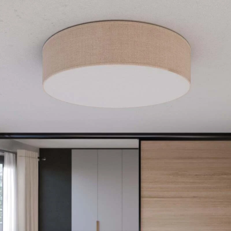 B-Ware Euluna Deckenlampe Rondo Deckenlampe Deckenlicht E27 beige Ø 60 cm SIEHE TEXT