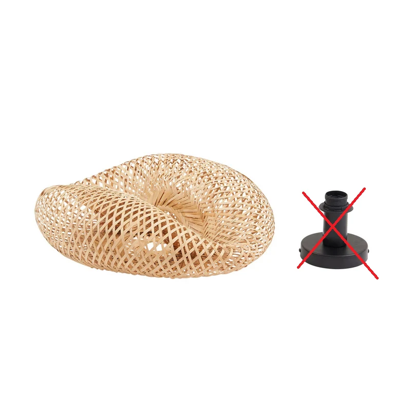 B-Ware Lindby Deckenleuchte Eleane Bambus natur Ø50cm Deckenlampe Lampe SIEHE TEXT/FOTO