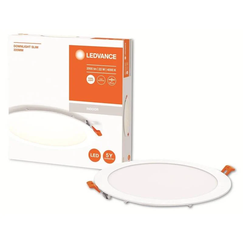 B-Ware LEDVANCE Recess Slim Downlight LED Deckenleuchte Deckenlampe Leuchte 17 STÜCK