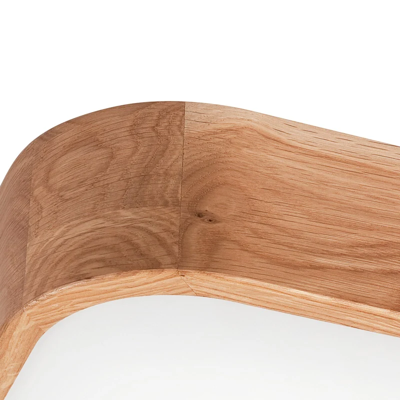 B-Ware Envostar Gaspar Deckenleuchte Lampe Holz eckig 45x45 cm Deckenlampe Lampe Spot