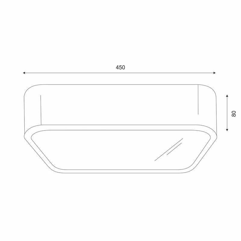 B-Ware Envostar Gaspar Deckenleuchte Lampe Holz eckig 45x45 cm Deckenlampe Lampe Spot