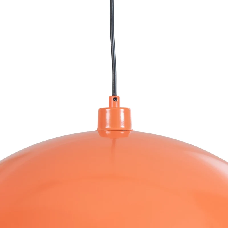 B-Ware Opviq Hängeleuchte Pendelleuchte Lampe Kure orange Metall Esszimmer Wohnzimmer