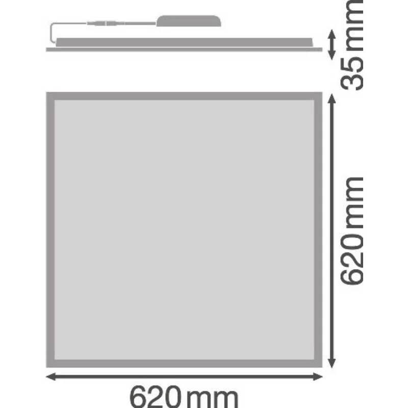 B-Ware LEDVANCE 4099854017469 LED-Panel 33 W Neutralweiß Weiß Lampe Leuchte Licht S391