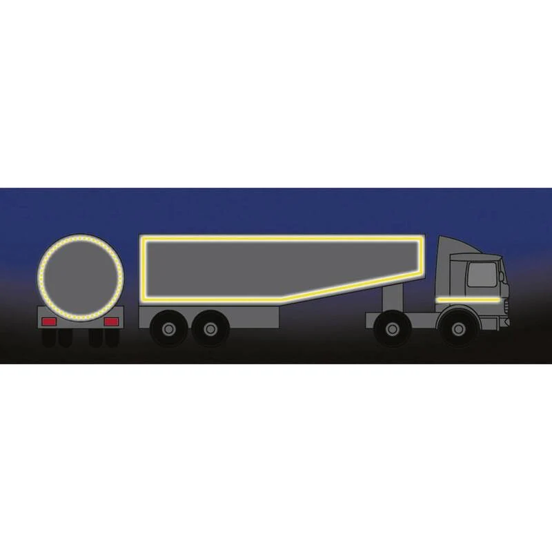 B-Ware 3M Diamond Grade 983-10 DR-1230-4004-7 Konturmarkierung Reflektorband Weiß 50m