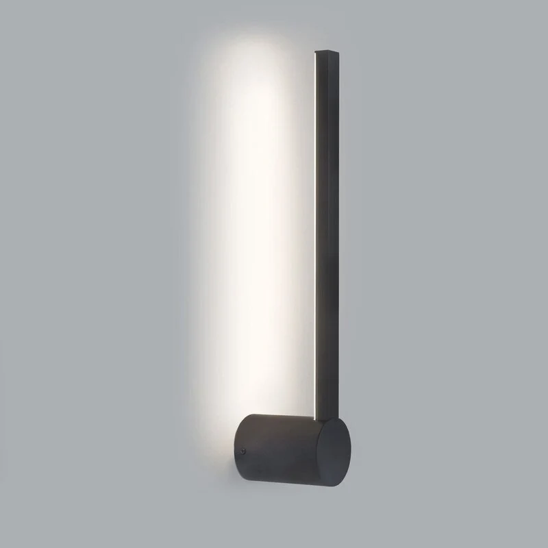 B-Ware Forlight Wandlampe Badleuchte LED Passeggio Nova schwarz Aluminium Silikon 40913