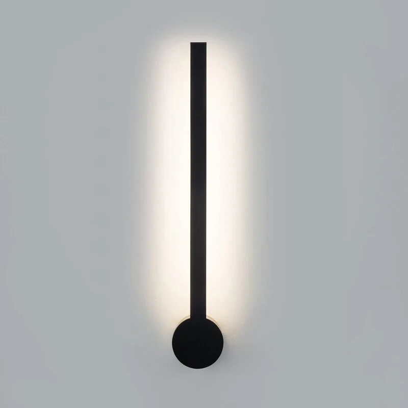 B-Ware Forlight Wandlampe Badleuchte LED Passeggio Nova schwarz Aluminium Silikon 40913