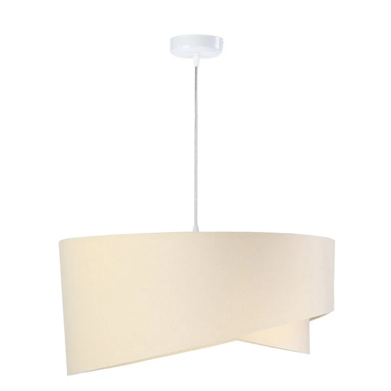 B-Ware Euluna Pendelleuchte Vivien zweifarbig beige/weiß Pendelleuchte Deckenlampe L637
