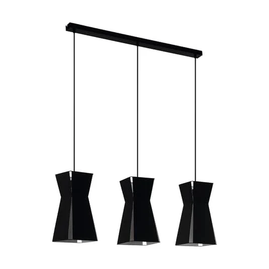B-Ware EGLO Hängeleuchte Hängeleuchte Lampe Leuchte Valecrosia schwarz SIEHE TEXT