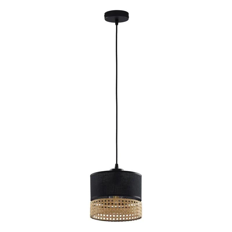 B-Ware TK Lighting Hängelampe Pendelleuchte PAGLIA Lampe Innen Beige Schwarz Modern