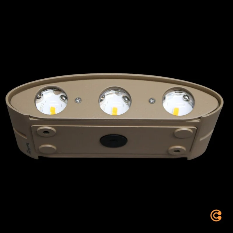 B-Ware Paul Neuhaus Außenwandleuchte Wandlampe LED Lampe Carlo 17 cm sand Aluminium