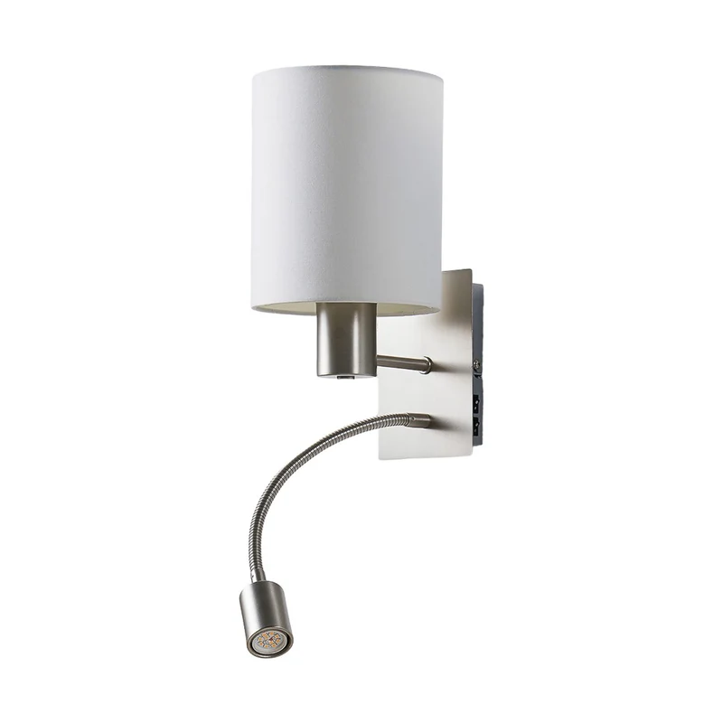 B-Ware Lindby StoffWandleuchte Shajan LED-Leselicht Wandleuchte Bilderleuchte Leselampe