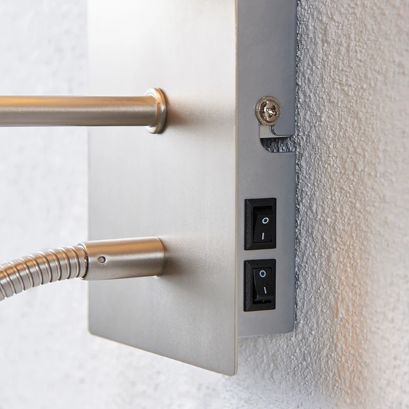 B-Ware Lindby StoffWandleuchte Shajan LED-Leselicht Wandleuchte Bilderleuchte Leselampe