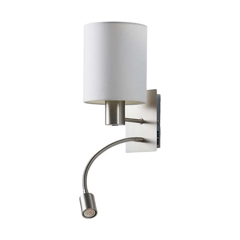 B-Ware Lindby StoffWandleuchte Shajan LED-Leselicht Wandleuchte Bilderleuchte Leselampe