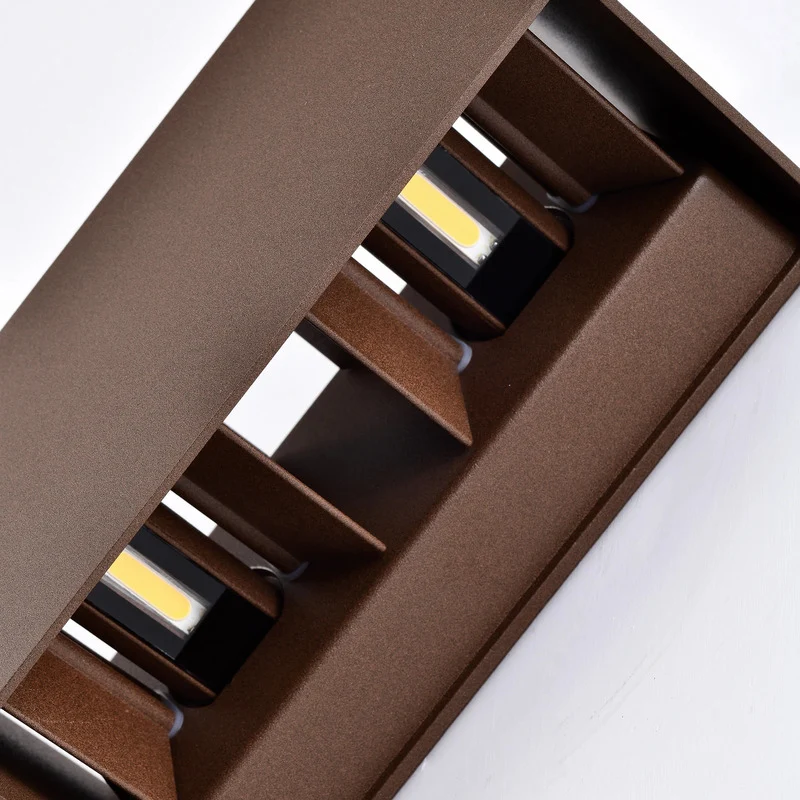B-Ware Mantra Iluminación LED Außenwandleuchte Außenlampe Davos double anthrazit
