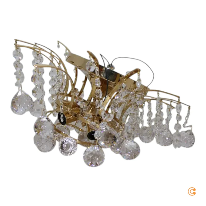 B-Ware ORION Deckenleuchte Lampe LENNARDA 24 Karat vergoldet gold SIEHE TEXT/FOTO