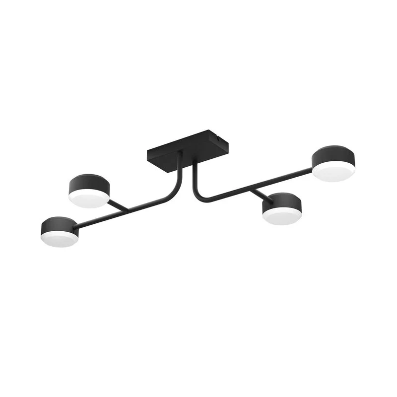 B-Ware EGLO LED-Deckenleuchte Leuchte Clavellina schwarz vierflammig Innenbeleuchtung