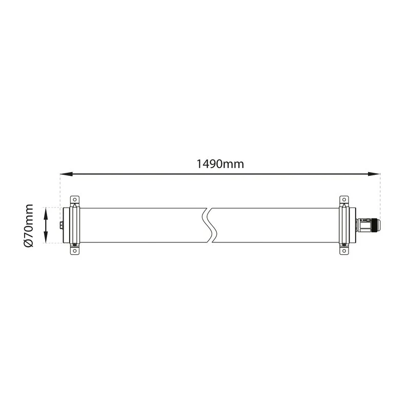 B-Ware The Light Group Lava LED-Deckenleuchte Lichtleuchte LED Universalweiß IP69 weiß