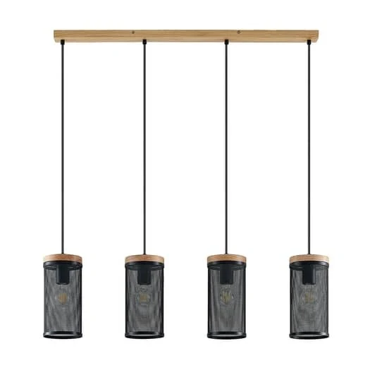 B-Ware Lindby Kiriya Hängeleuchte Deckenlampe Pendelleuchte Deko-Deckenlampe E27 4-flg