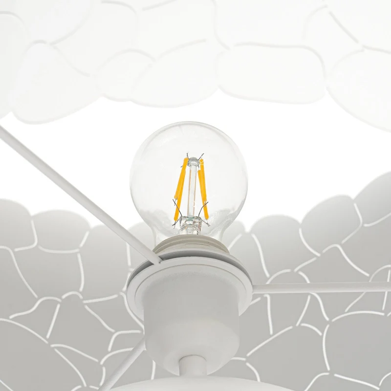 B-Ware Lindby Stehleuchte Standlampe Aralena weiß Metall Höhe 1435 cm