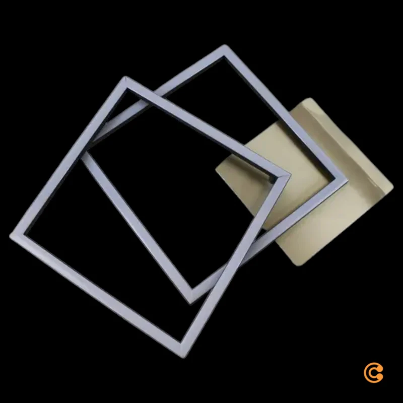LED Deckenleuchte Deckenlampe Frame gold dimmbar Memoryfunktion Raum Beleucht654