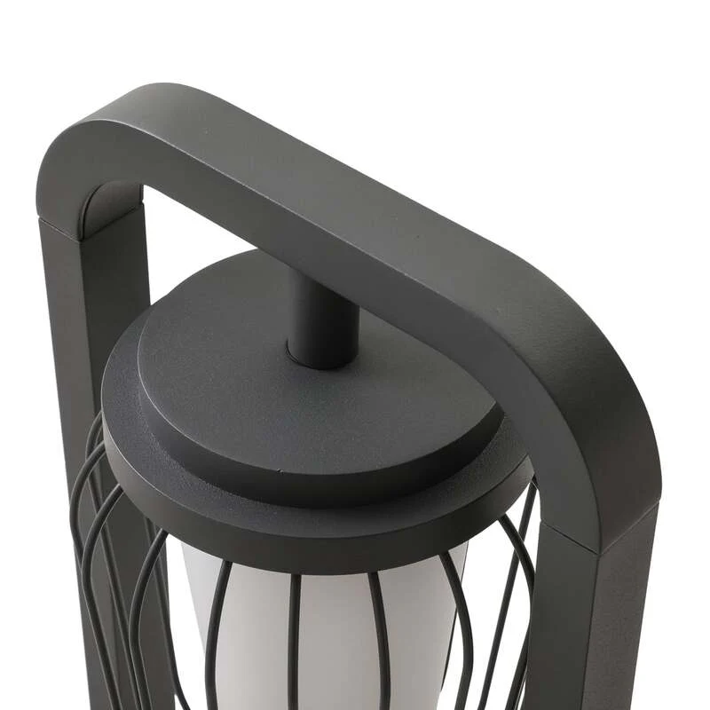 B-Ware Lucande Wegeleuchte Chandan LED Gartenleuchte dimmbar anthrazit 90cm Aluminium