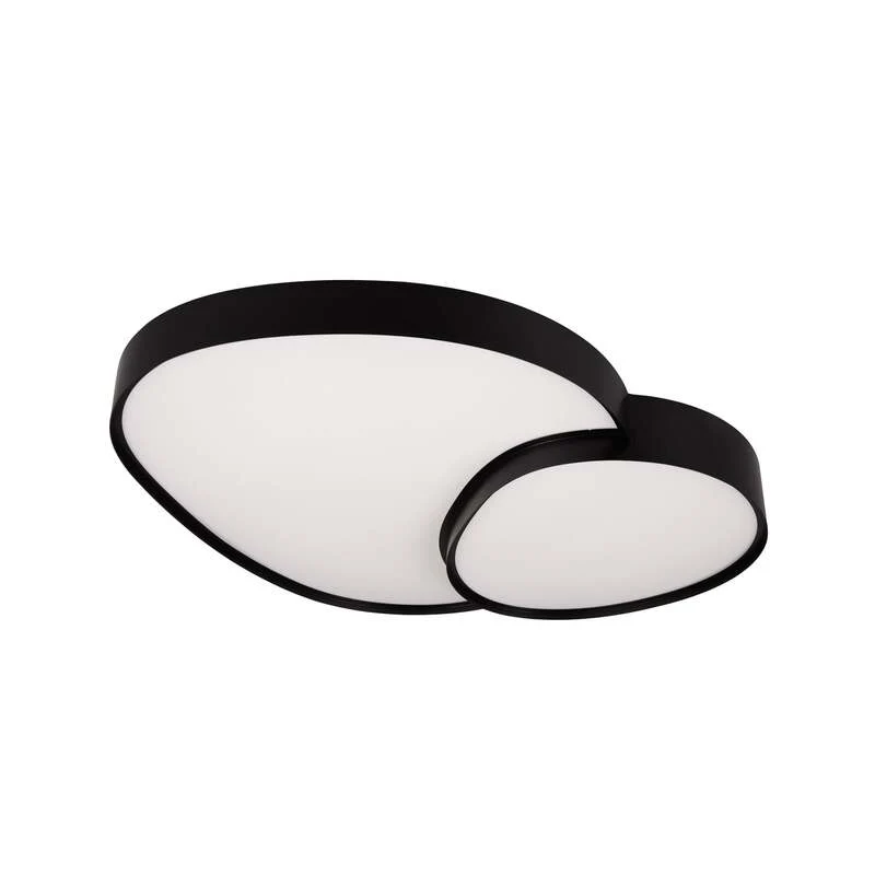 B-Ware TRIO LIGHTING Deckenleuchte Rise LED Lampe dimmbar schwarz 77x63cm CCT 5300Lumen