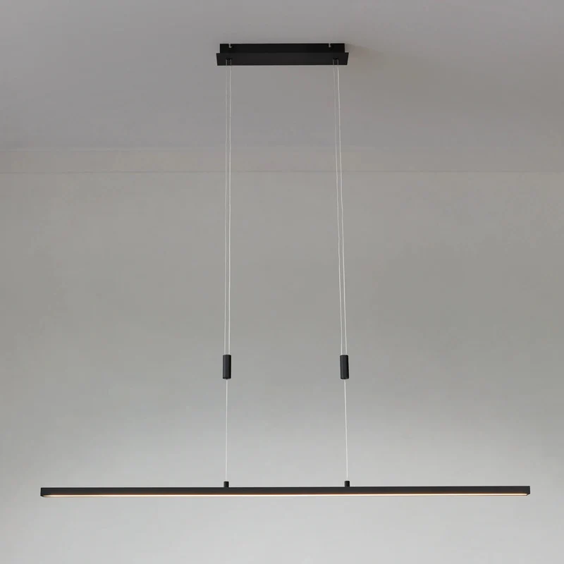 B-Ware Lindby Hängelampe Pendelleuchte LED Arneja schwarz höhenverstellbar dimmbar