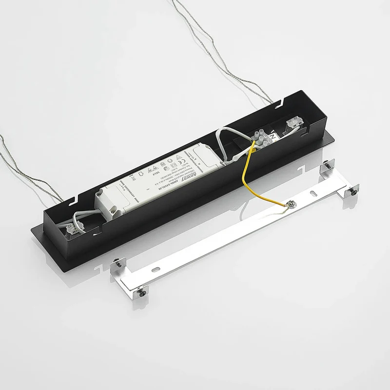 B-Ware Lindby Hängelampe Pendelleuchte LED Arneja schwarz höhenverstellbar dimmbar