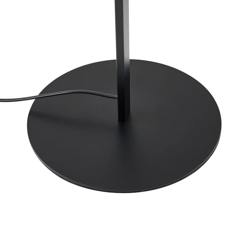 B-Ware Lindby Stehlampe Stehleuchte LED Bogenlampe Rayon mattschwarz Metall Aluminium