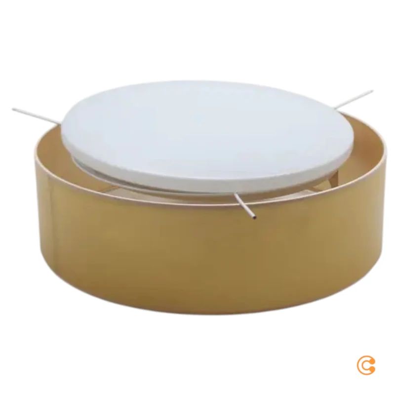 Luneta LED Deckenlampe Leuchte Fernbedienung schwarz gold Samt SIEHE TEXT/FOTO