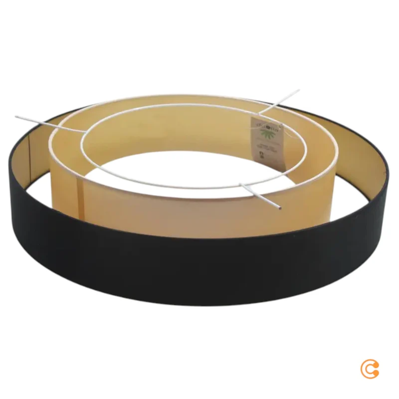 Luneta LED Deckenlampe Leuchte Fernbedienung schwarz gold Samt SIEHE TEXT/FOTO
