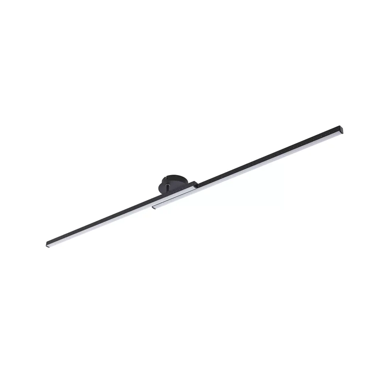 B-Ware Lindby Deckenleuchte Lampe LED Aurendor mattschwarz Aluminium Eisen Kunststof590