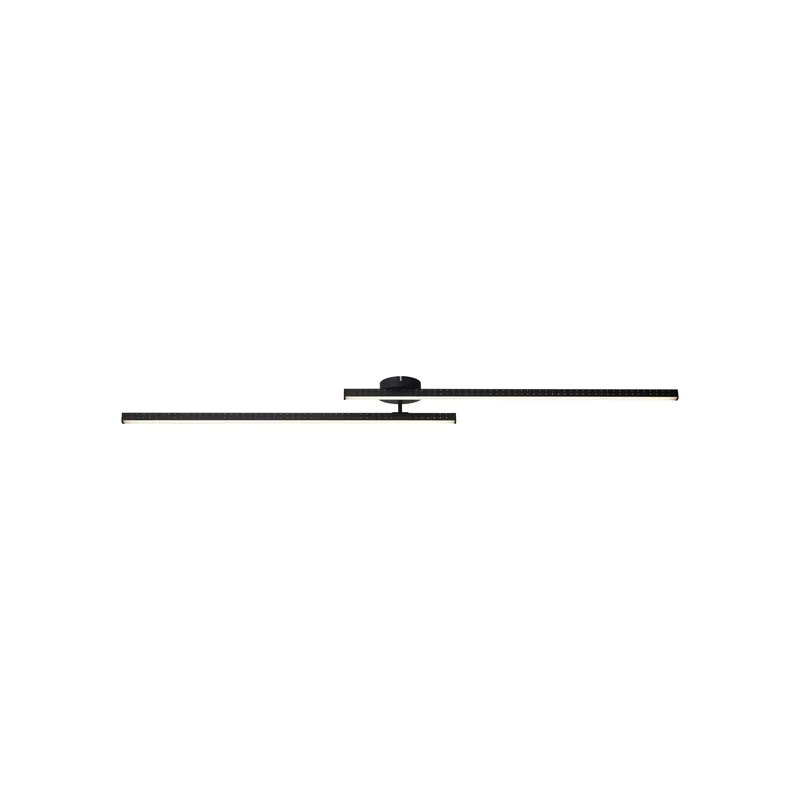 B-Ware Lindby Deckenleuchte Lampe LED Aurendor mattschwarz Aluminium Eisen Kunststof590