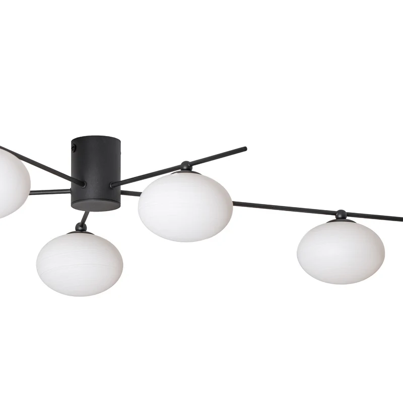 B-Ware Lindby Deckenleuchte Valisa schwarz 5-flammig Deckenlampe Lampe SIEHE TEXT/FOTO