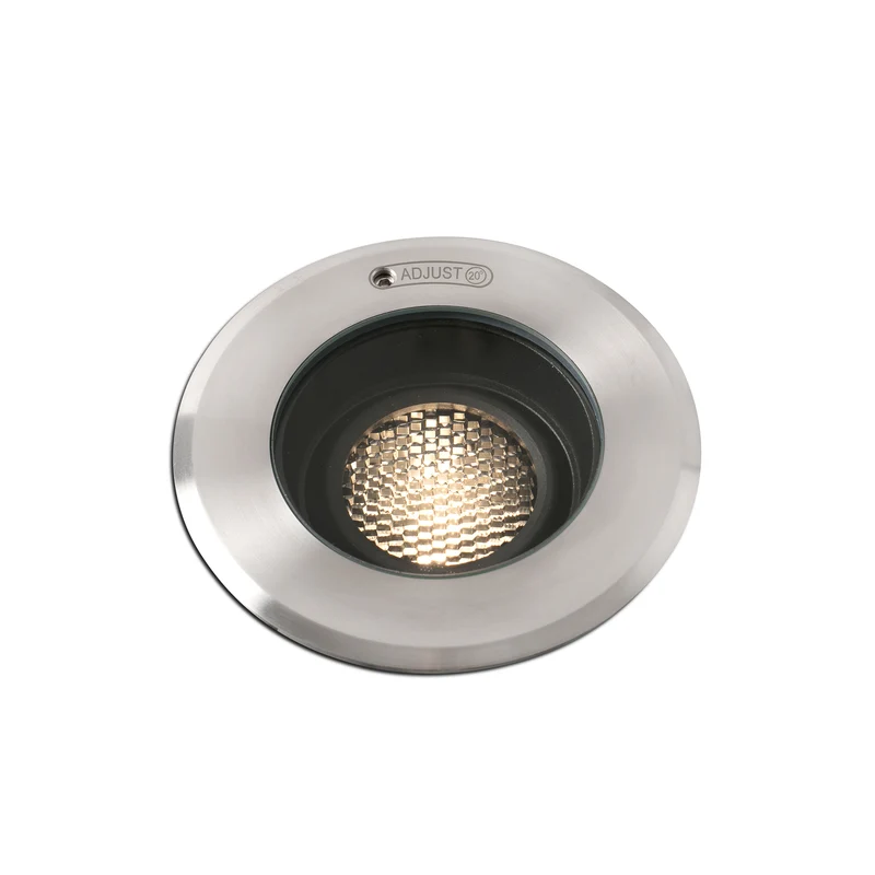 B-Ware Geiser LED Deckeneinbauleuchte Deckenleuchte seewasserfest Edelstahl Glas Außen