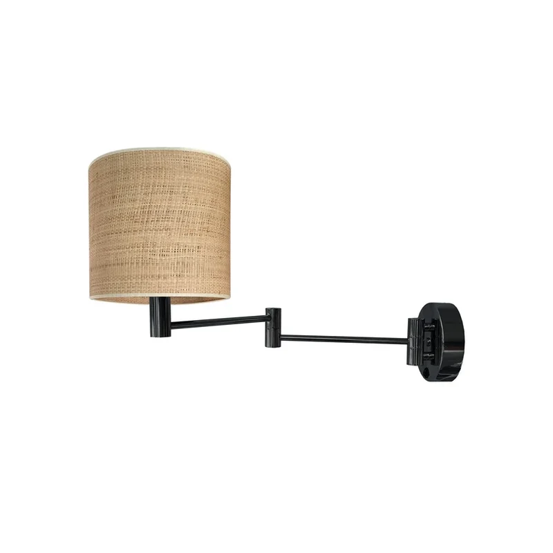B-Ware Euluna Wandleuchte Lampe Solo Zylinder Jute hell Textilwandleuchte SIEHE TEXT