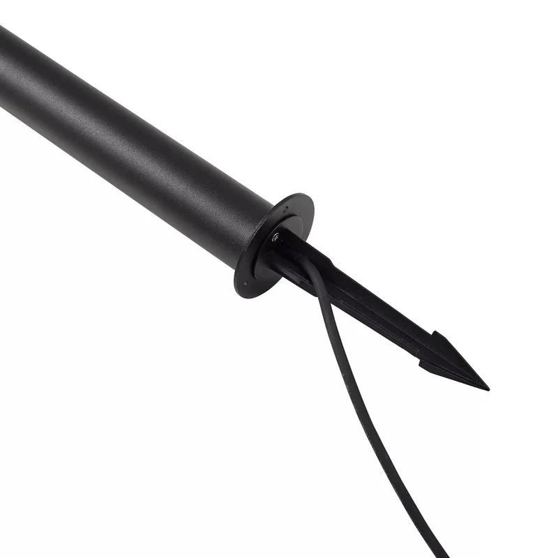 B-Ware Lindby Wegeleuchte Gartenlampe LED Luzian anthrazit Erdspieß Eisen Glas 120cm
