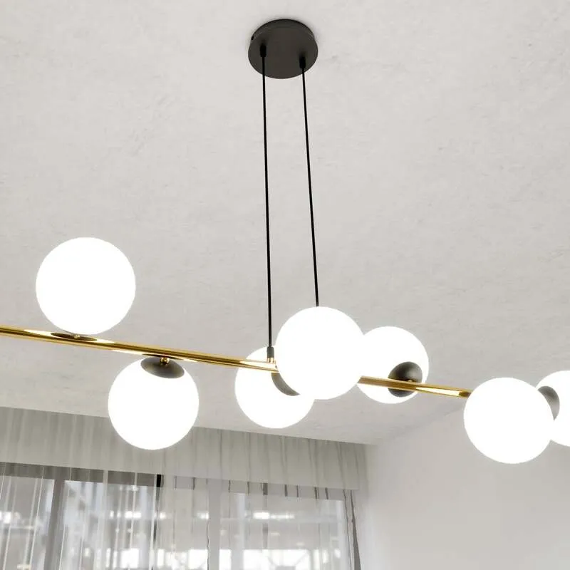 B-Ware EMIBIG Lighting GRAVITY 8 BL OPAL Hängeleuchte Hängelampe SIEHE TEXT/FOTO